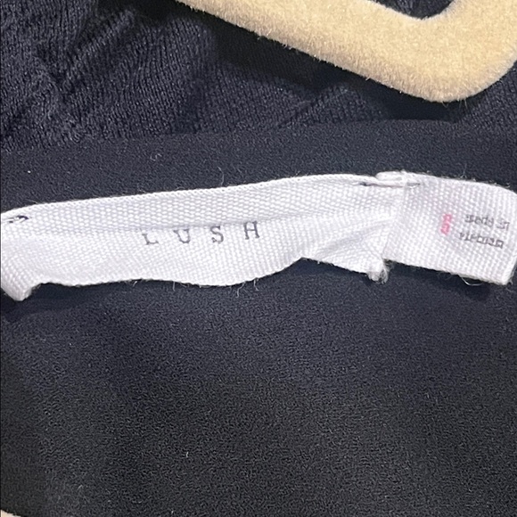 Bundle of Two Lush Black Tops Loose Fitting V-Neck Blouses - Picture 8 of 11